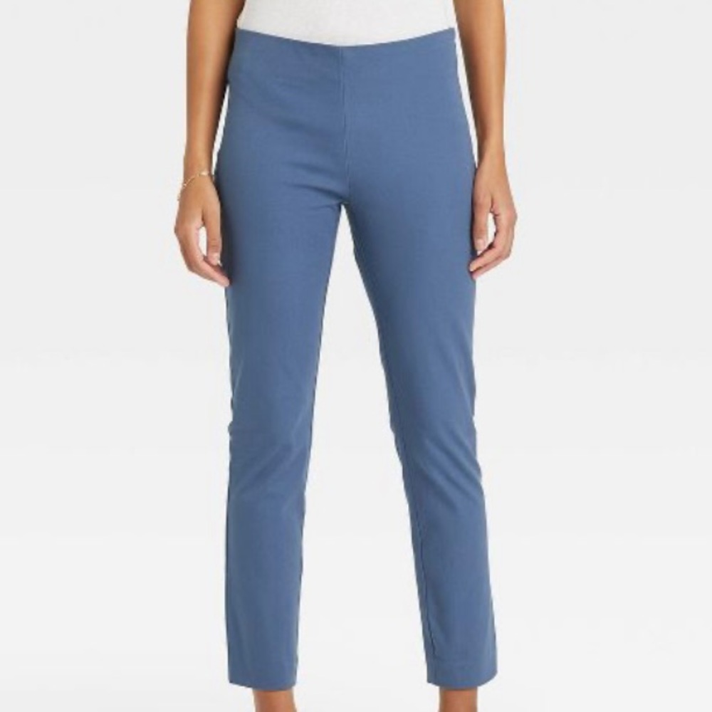 Blue High Rise Pants. A New Day Brand. Size 8